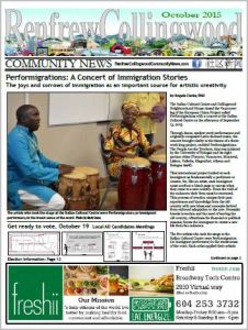 Renfrew-Collingwood Community News October 2015