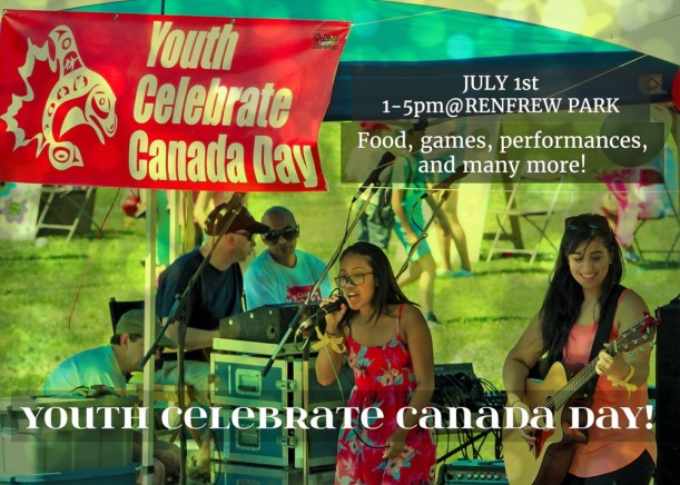 Youth Celebrate Canada Day at Renfrew Park, July 1
