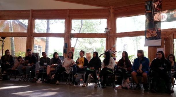 Youth share their stories at the 2016 BC Food Systems Network Gathering. Photo by Stephanie Lim