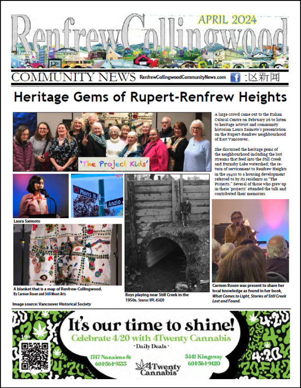 April 2024 issue of the Renfrew-Collingwood Community News